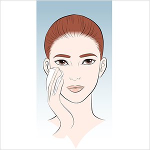 Massage gently onto your skin using circular motions