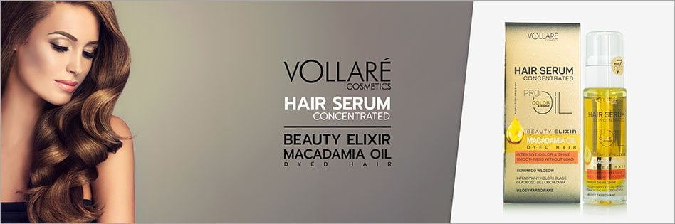 Vollare Macadamia Oil Concentrated Hair Serum For Colored Hair - Visibly Brightens & Evens Skin Tone