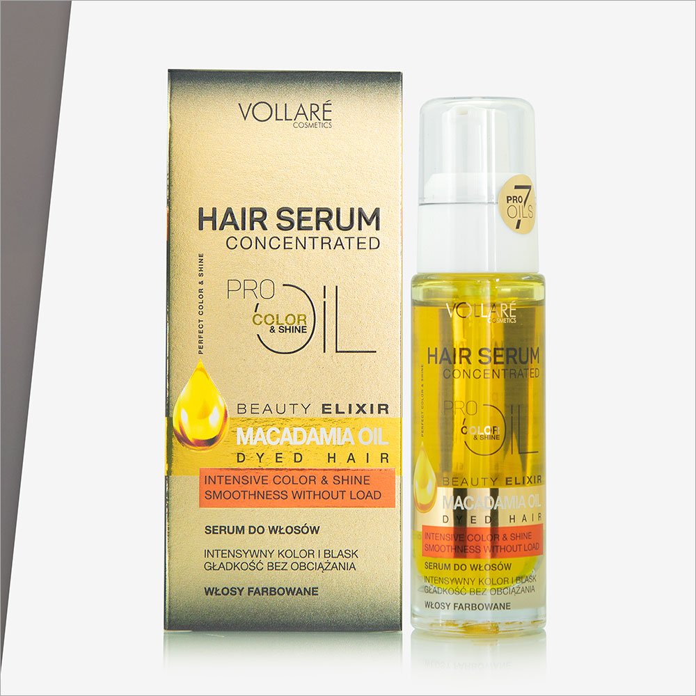 Vollare Macadamia Oil Concentrated Hair Serum For Colored Hair - 30ml Vollare Macadamia Oil Concentrated Hair Serum For Colored Hair - 30ml