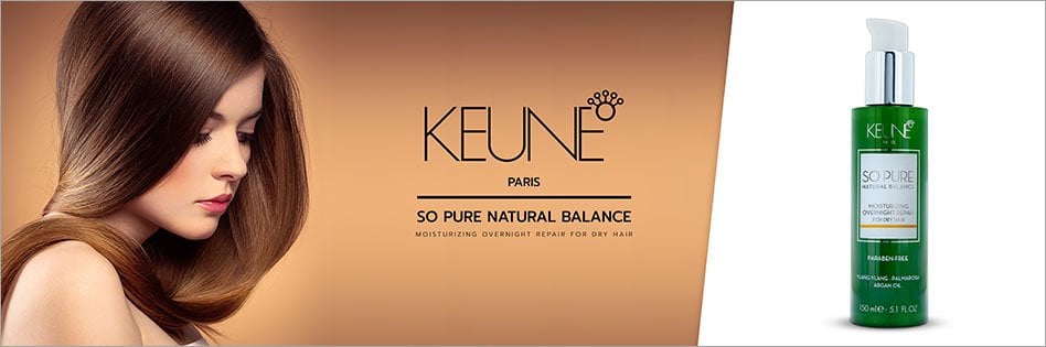 Keune So Pure Natural Moisturizing Over Night Repair For Dry Hair 