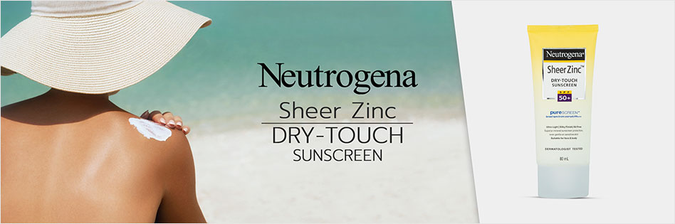 Neutrogena Sheer Zinc Dry Touch Sunblock SPF 50 80ml