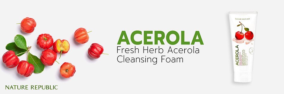 Nature Republic Fresh Herb Acerola Cleansing Foam