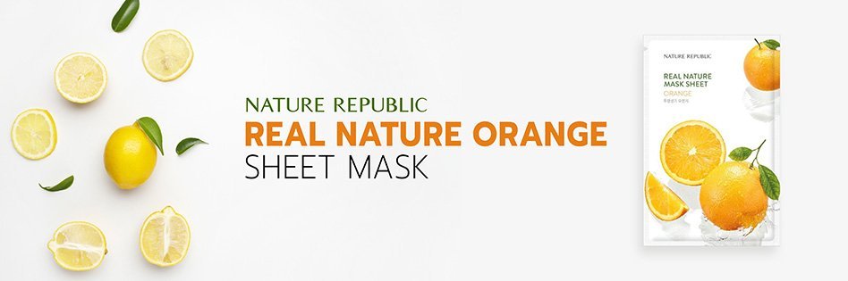 Nature Republic Real Nature Orange Sheet Mask