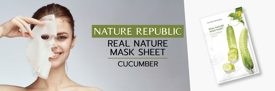 Nature Republic Real Nature Cucumber Sheet Mask