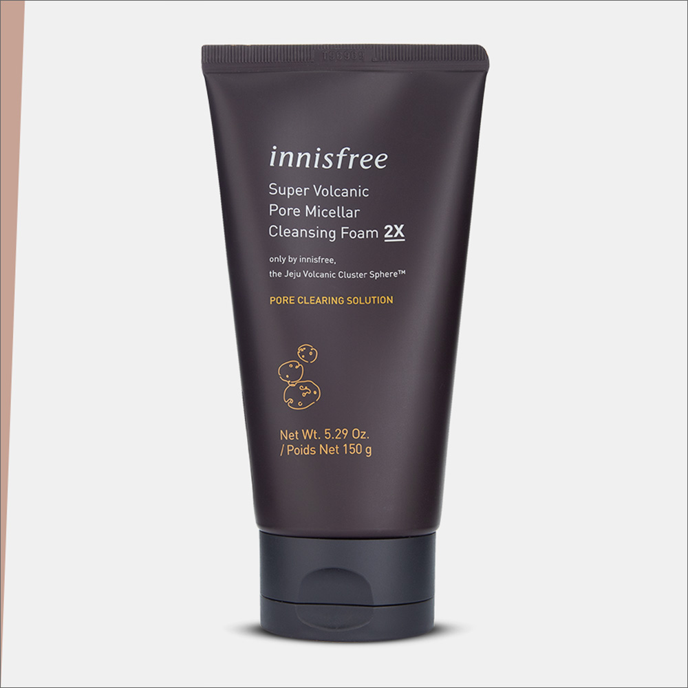 Innisfree Super Volcanic Pore Micellar Cleansing Foam 2x