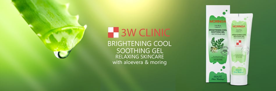 3W Clinic Moringa Brightening Cool Soothing Gel