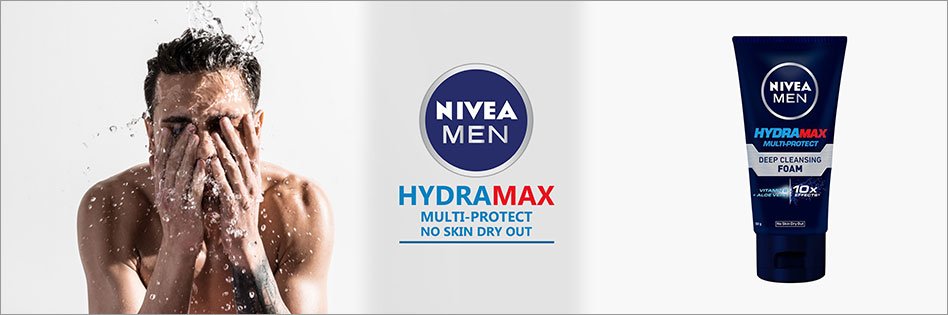 Nivea - Men Hydra Max Multi-Protect Deep Cleansing Foam 