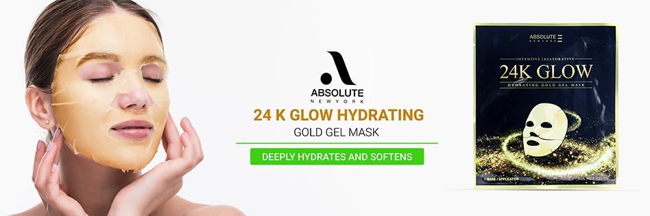 Absolute New York 24 k Glow Hydrating Gold Gel Mask