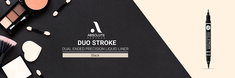 Absolute New York Duo Stroke Dual Ended Precision Liquid Liner 