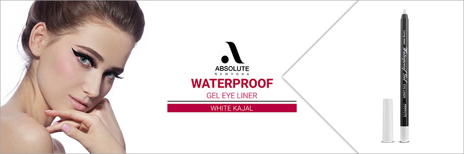 Absolute New York - Waterproof Gel Eye Liner - White Kajal
