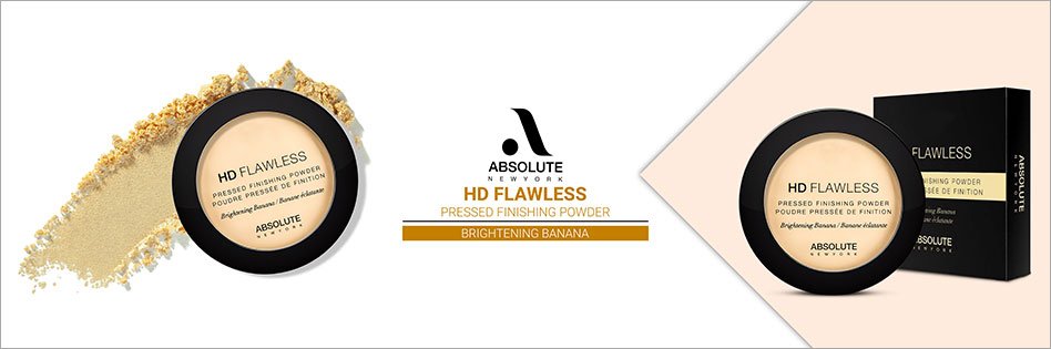 Absolute New York HD Flawless Pressed Finishing Powder - Brightening Banana