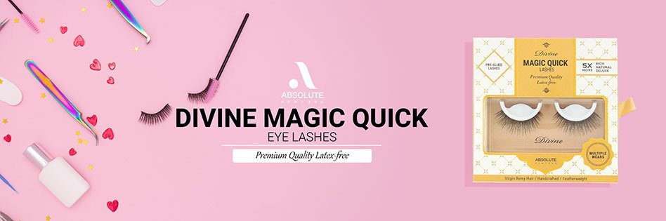 Absolute New York Pre Glued Divine Magic Quick Eye Lashes