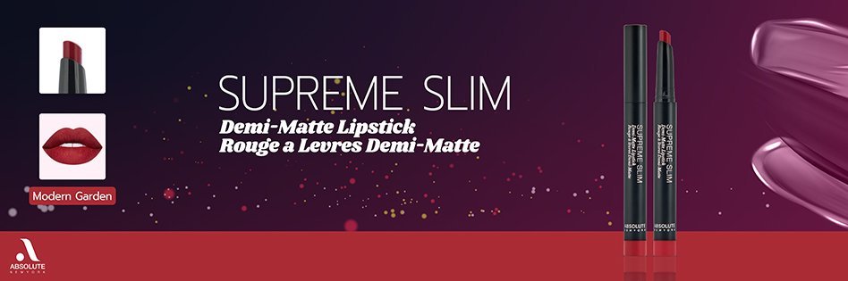 Absolute New York Supreme Slim Demi Matte Lipstick