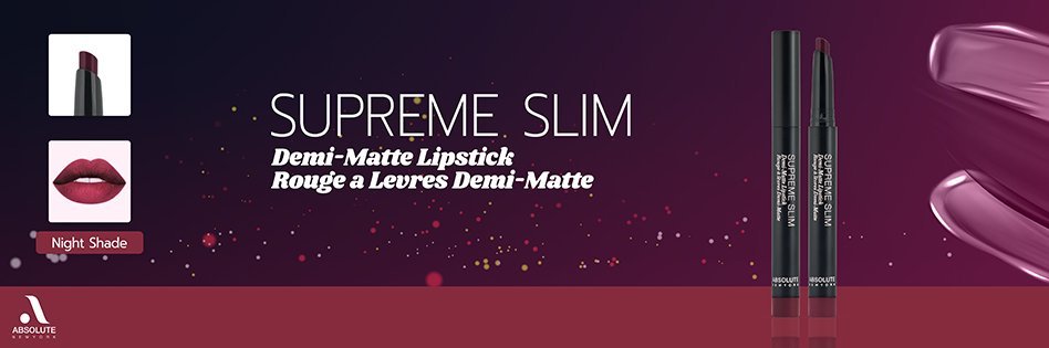 Absolute New York Supreme Slim Demi Matte Lipstick