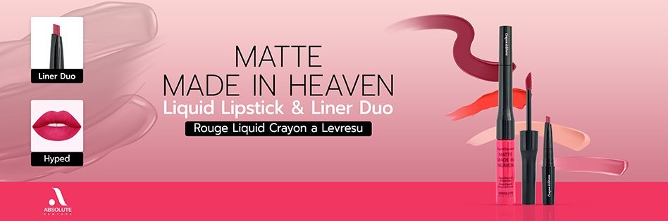 Absolute New York Matte Made In Heaven Liquid Lipstick & Liner Duo