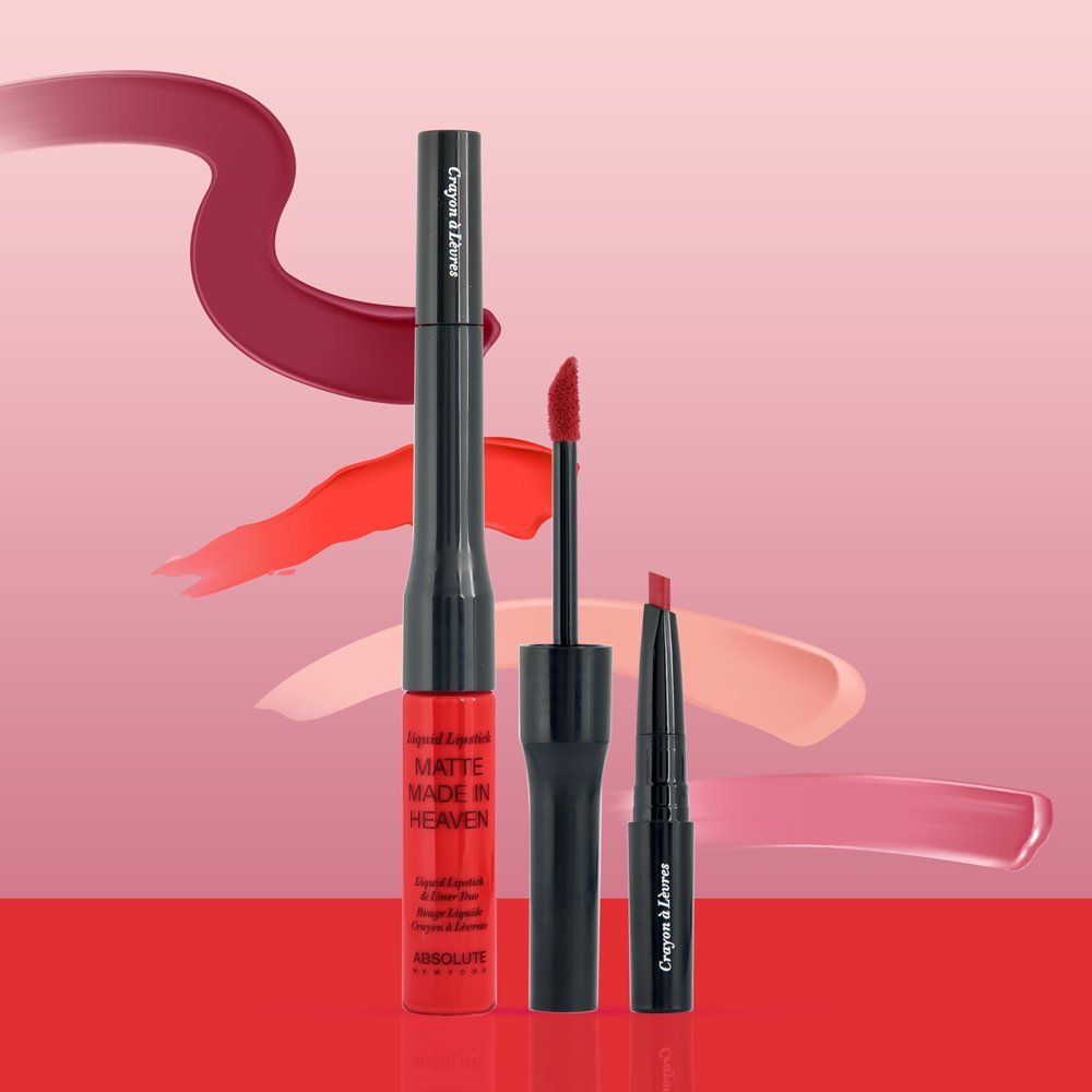 Absolute New York Matte Made In Heaven Liquid Lipstick & Liner Duo