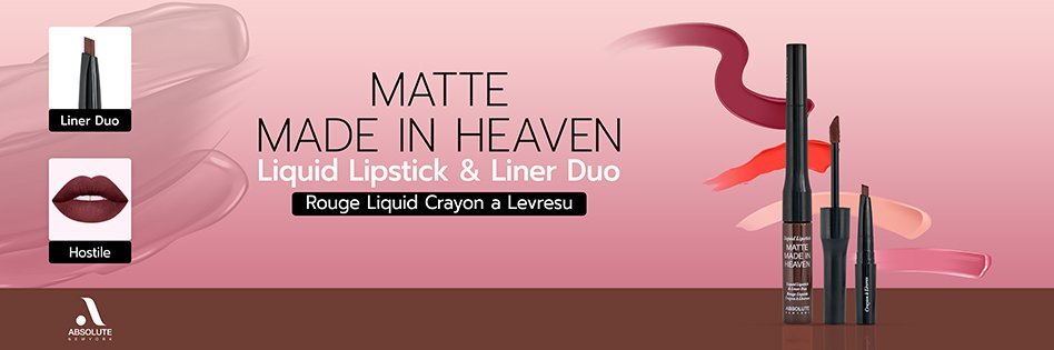 Absolute New York Matte Made In Heaven Liquid Lipstick & Liner Duo