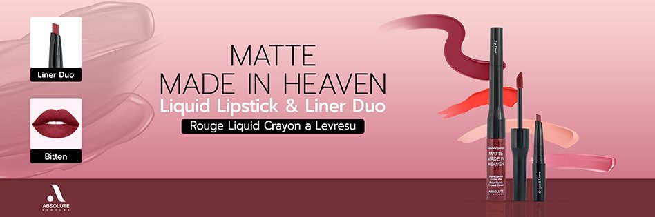 Absolute New York Matte Made In Heaven Liquid Lipstick & Liner Duo
