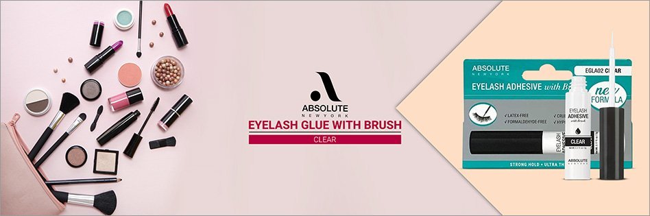 Absolute New York Eyelash Glue Adhesive With Brush