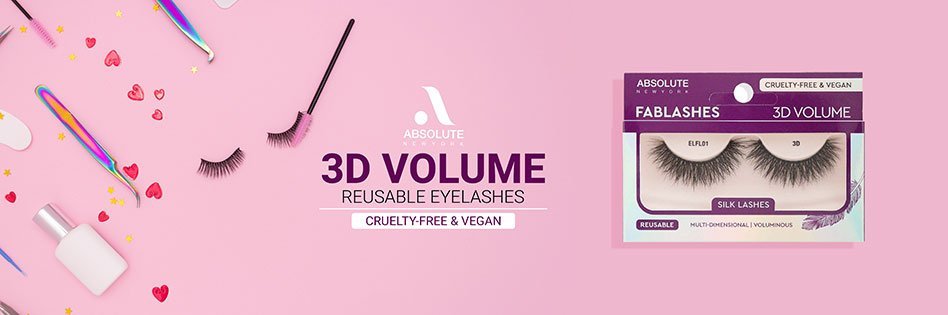 Absolute New York 3D Volume Reusable Eyelashes