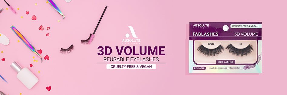 Absolute New York 3D Volume Reusable Eyelashes