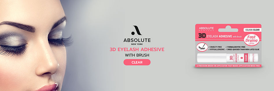 Absolute New York 3D Eyelash Glue Adhesive With Brush