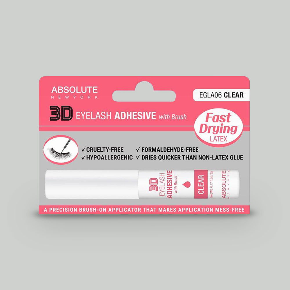 Absolute New York 3D Eyelash Glue Adhesive With Brush