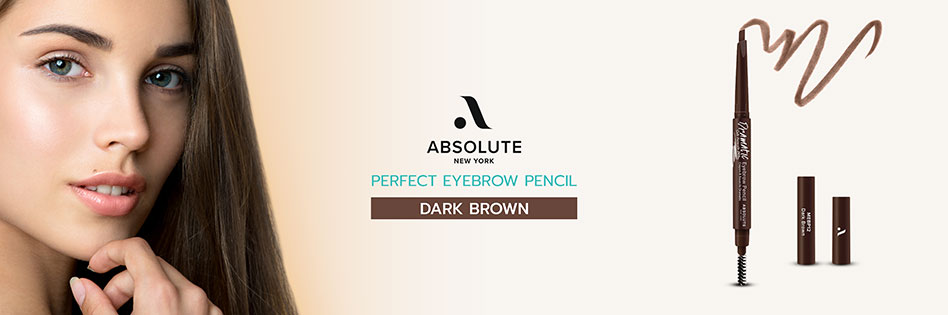 Absolute New York Perfect Eyebrow Pencil - Dark Brown