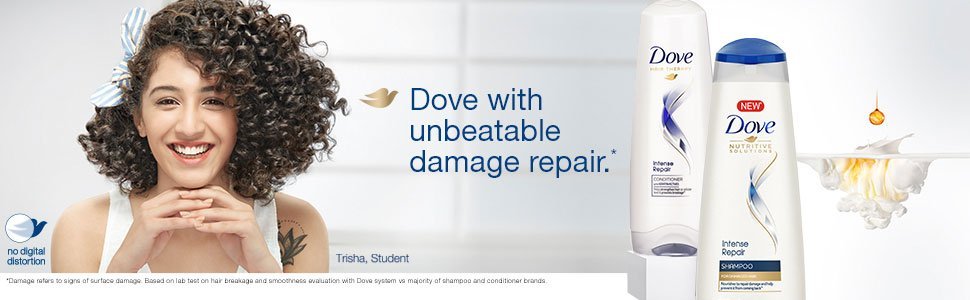 Dove with unbeatable damage repair.
