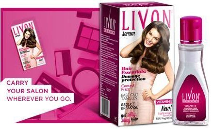 Livon Hair Essentials Damage Protection & Frizz Control Serum - 50ml