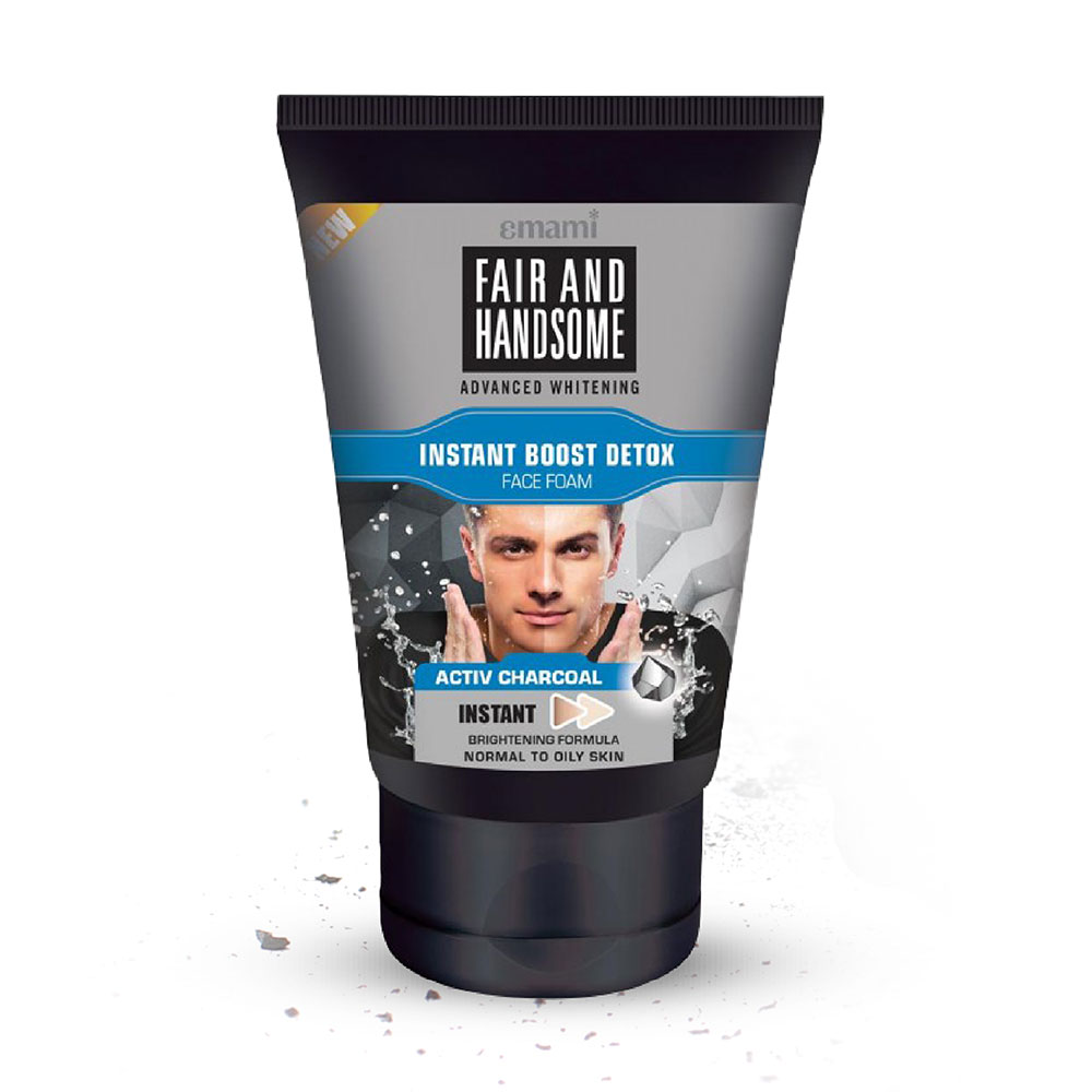 Emami - Fair & Handsome Charcoal Face Wash For Men