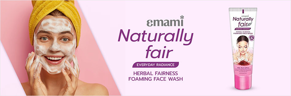 Emami Naturally Fair Foaming Face Wash