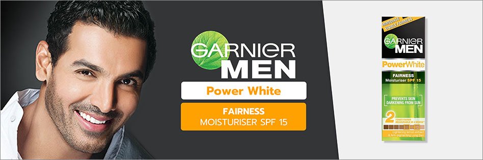 Garnier Men Power White Fairness Moisturiser SPF 15