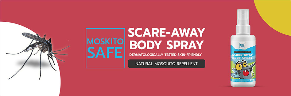 Moskito Safe Scare-Away Body Spray