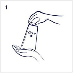 How to use dive intense repair shampoo, step 1