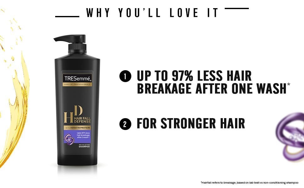 Why you'll love it. Up to 97% less hair breakage after one wash, For stronger Hair