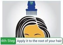 Step 4 - Apply it to the root of your hair