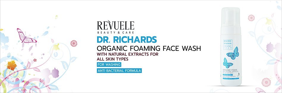 Revuele Dr. Richards Organic Foaming Face Wash With Natural Extracts For All Skin Types