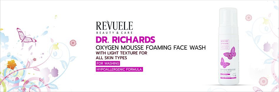 Revuele Dr. Richards Oxygen Mousse Foaming Face Wash With Light Texture For All Skin Types