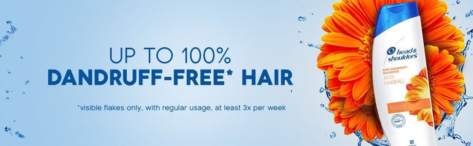 Up To 100% Dandruff-free* Hair