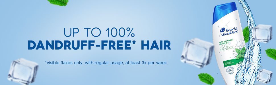 Up To 100% Dandruff-free* Hair