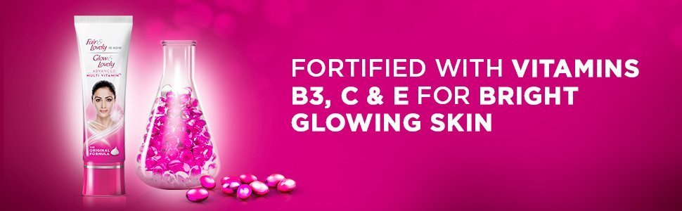 Fortified with Vitamins B3, C & E For bright glowing skin
